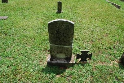L.W. Meek- Confederate Grave image. Click for full size.