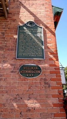 Wellman General Store Marker image. Click for full size.
