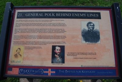 General Polk Behind Enemy Lines Marker image. Click for full size.