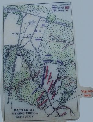 Confederate Retreat Marker Map image. Click for full size.