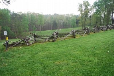 The Union Line at the Fence Marker image. Click for full size.