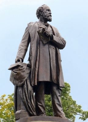 James A. Garfield Statue image. Click for full size.