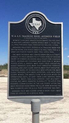 W.A.S.P. Training Base: Avenger Field Marker image. Click for full size.