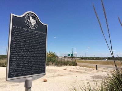 View of marker looking east on Interstate 20. image. Click for full size.