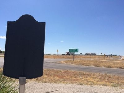 View of marker looking west on Interstate 20. image. Click for full size.