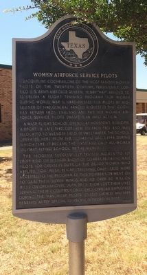 Women Airforce Service Pilots Marker image. Click for full size.