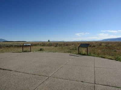 Markers in Grand Teton National Park image. Click for full size.