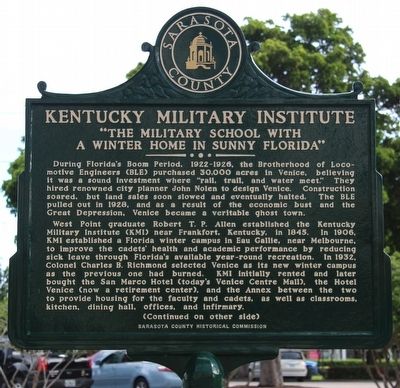 Kentucky Military Institute Marker image. Click for full size.