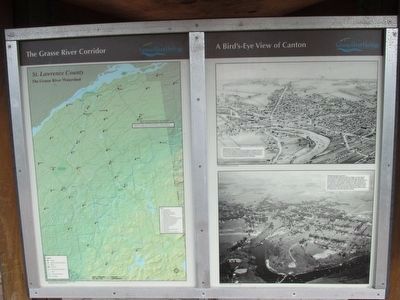 The Grasse River Corridor / A Bird's Eye View of Canton. Click for full size. The Grasse River Corridor / A Bird's Eye View of Canton image. Click for full size.