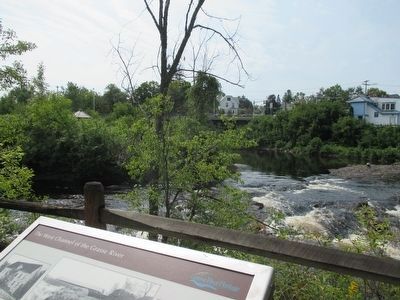 The West Channel of the Grasse River & Marker image. Click for full size.