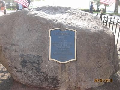 World War I Embarkation Memorial Marker image. Click for full size.