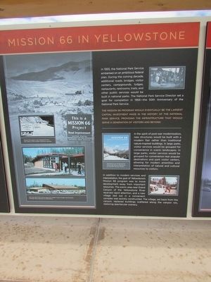 Mission 66 in Yellowstone Marker image. Click for full size.
