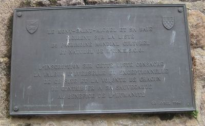 Le Mont-Saint-Michel Marker. Click for full size. Le Mont-Saint-Michel Marker image. Click for full size.