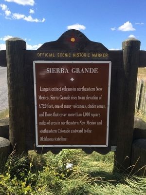 Sierra Grande Marker (Front) image. Click for full size.