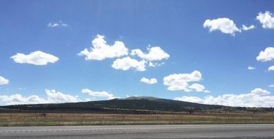 Sierra Grande volcano in background.. Click for full size. Sierra Grande volcano in background. image. Click for full size.