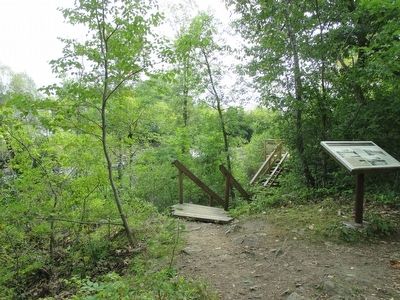 The East Channel of the Grasse River Marker image. Click for full size.