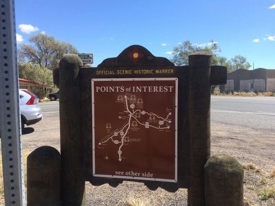 Rear of Marker shows local points of interest. image. Click for full size.