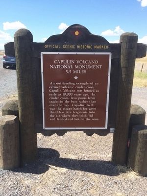 Capulin Volcano National Monument Marker image. Click for full size.