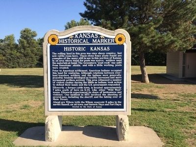 Historic Kansas Marker image. Click for full size.