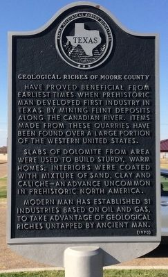 Geological Riches of Moore County Marker image. Click for full size.