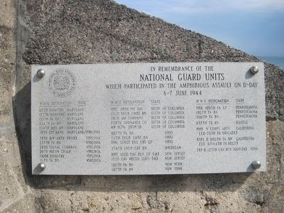 National Guard of the United States Memorial Marker image. Click for full size.