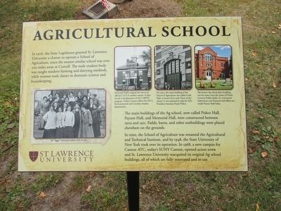 Agricultural School Marker image. Click for full size.