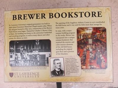 Brewer Bookstore Marker. Click for full size. Brewer Bookstore Marker image. Click for full size.