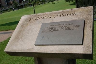 Repentance Fountain Marker image. Click for full size.