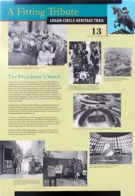 The Presidents' Church Marker image. Click for full size.