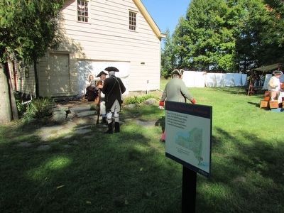Marker at the Fishkill Supply Depot. Click for full size. Marker at the Fishkill Supply Depot image. Click for full size.