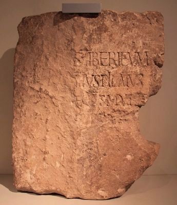 Latin Dedicatory Inscription Marker image. Click for full size.