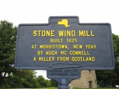 Stone Wind Mill Marker image. Click for full size.