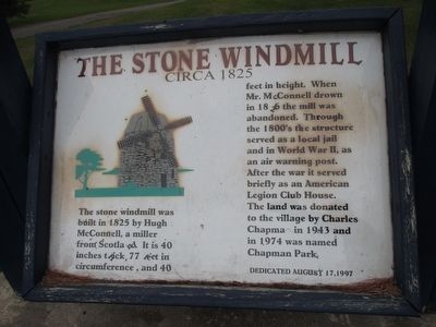 Wind Mill Information Panel image. Click for full size.