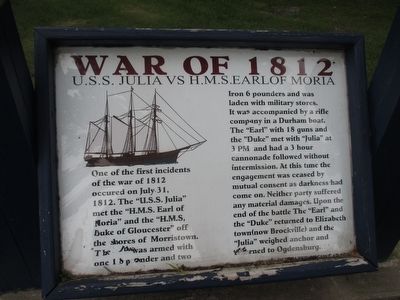 War of 1812 Incident Panel image. Click for full size.