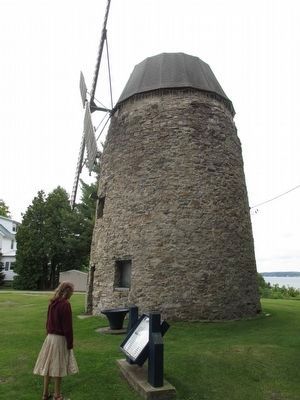 Stone Wind Mill & 1812 Incident Panel image. Click for full size.