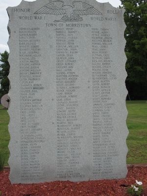 Honor Roll Memorial. Click for full size. Honor Roll Memorial image. Click for full size.