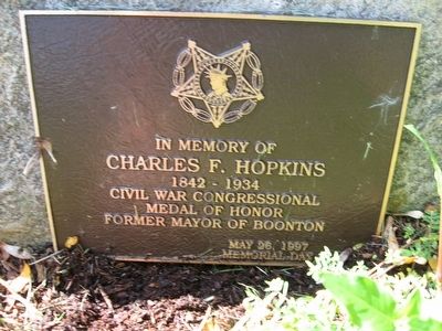 Charles F. Hopkins Marker image. Click for full size.
