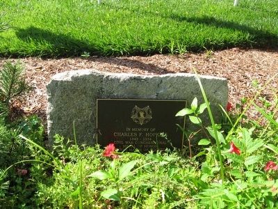 Charles F. Hopkins Marker image. Click for full size.