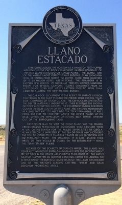 Llano Estacado Marker image. Click for full size.