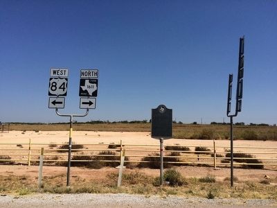 The view northerly towards oil fields. image. Click for full size.