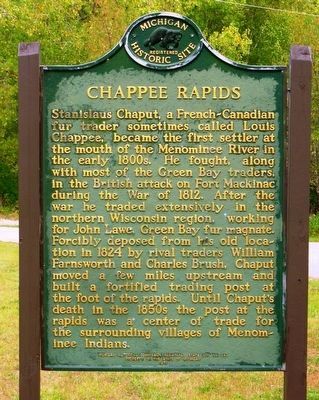 Chapee Rapids Marker image. Click for full size.