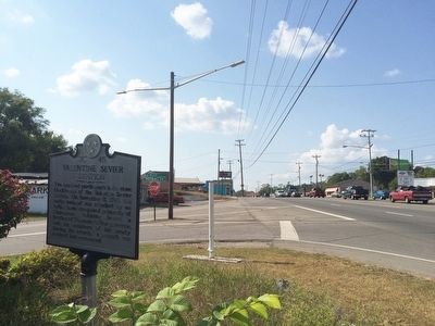 The view north on Providence Boulevard. image. Click for full size.