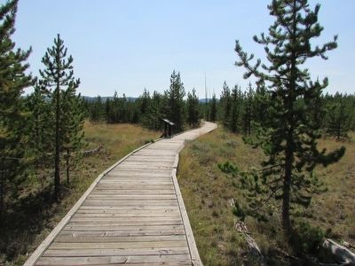 Marker on the Two Ribbons Trail. Click for full size. Marker on the Two Ribbons Trail image. Click for full size.