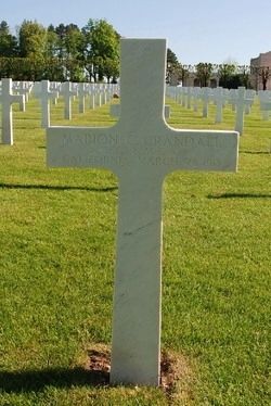 Marion G. Crandell grave at Meuse-Argonne. image. Click for full size.