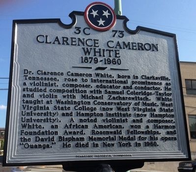 Clarence Cameron White Marker image. Click for full size.