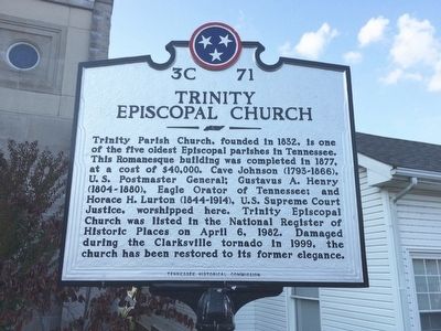 Trinity Episcopal Church Marker image. Click for full size.