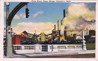 <i>Ford Plant, River Rouge, Dearborn, Mich.</i> image. Click for full size.