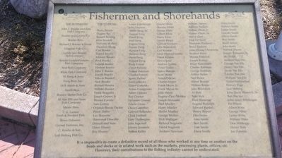 Marker 6. Fishermen and Shorehands image. Click for full size.