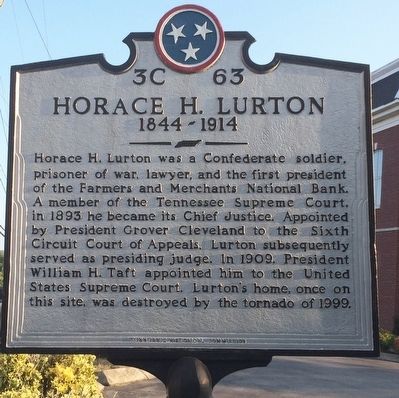 Horace H. Lurton Marker image. Click for full size.