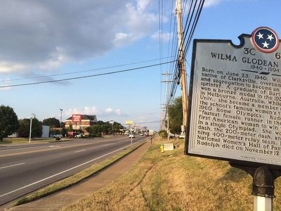 Looking north on Wilma Rudolph Boulevard.. Click for full size. Looking north on Wilma Rudolph Boulevard. image. Click for full size.